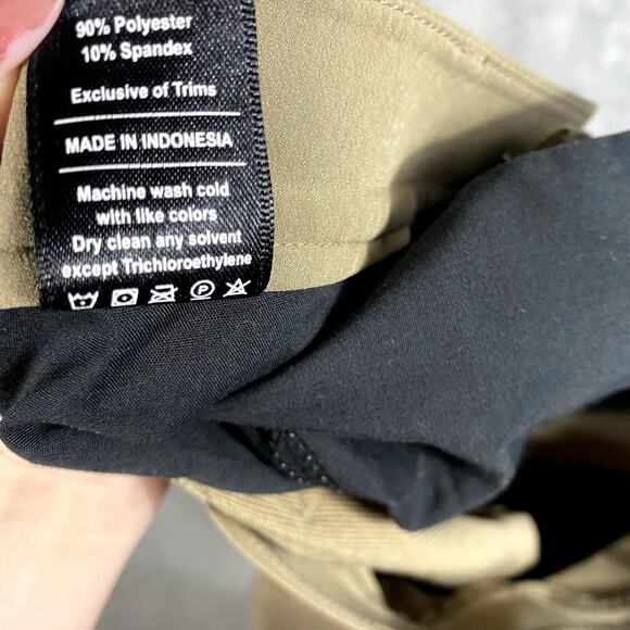 Public Rec 5 Pocket Athletic Fit Tech Pants Comfort Stretch Men 33x32 Tan - Picture 12 of 12